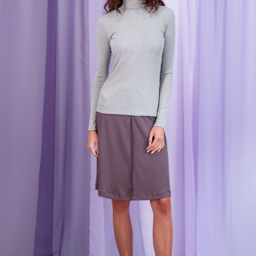 The Lugging Turtleneck - Light Grey